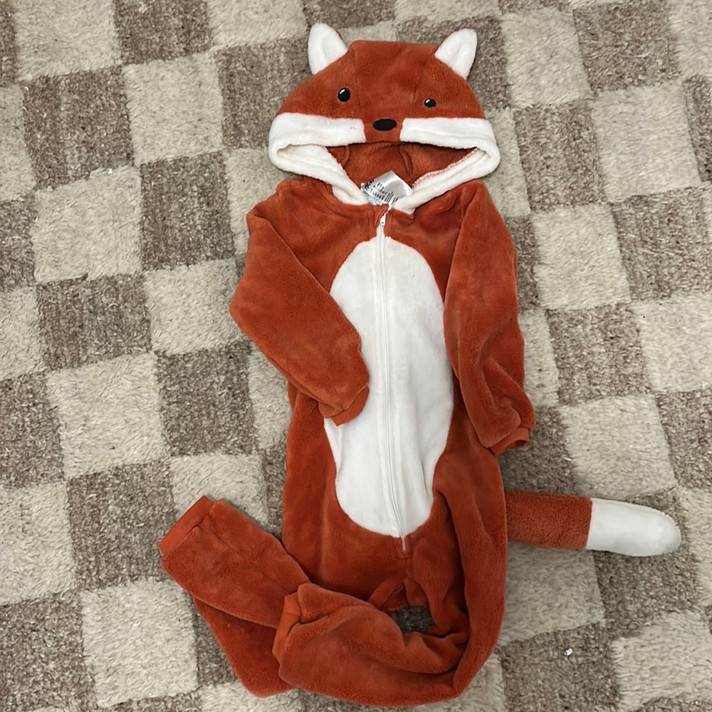 Baby fox plush costume